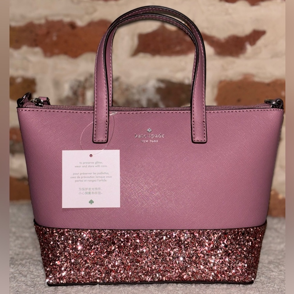 Kate Spade Ina Greta Court Glitter Satchel